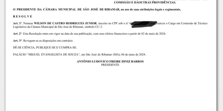 *Sem provas, vereadores aliados de Julinho inventam ‘funcionário fantasma’ na Câmara de Ribamar*