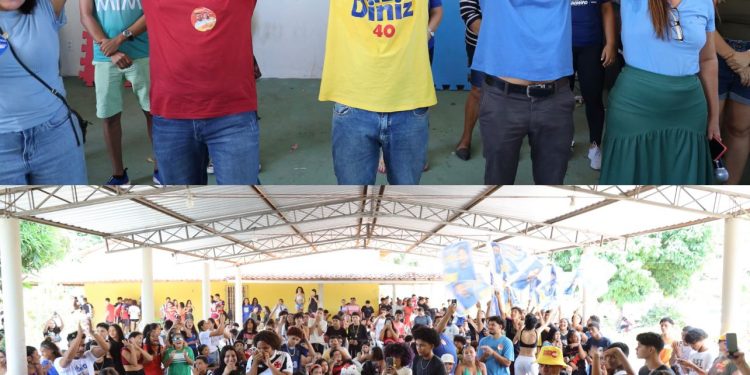 *Juventude lotou evento em apoio a Dudu Diniz em São José de Ribamar*