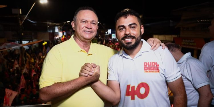 *Em caminhada com governador Brandão, São José de Ribamar virou um mar de apoiadores de Dudu Diniz*