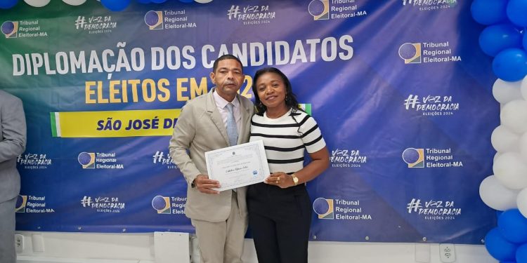 Vereador eleito Ednilson do Kantão é diplomado em São José de Ribamar.