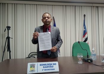 Vereador Ednilson do Kantão comemora aprovação da indicação 82/2025 e escolha do seu nome para presidência da Comissão de Meio Ambiente, na Câmara Municipal de São José de Ribamar
