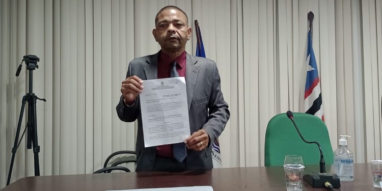 Vereador Ednilson do Kantão comemora aprovação da indicação 82/2025 e escolha do seu nome para presidência da Comissão de Meio Ambiente, na Câmara Municipal de São José de Ribamar