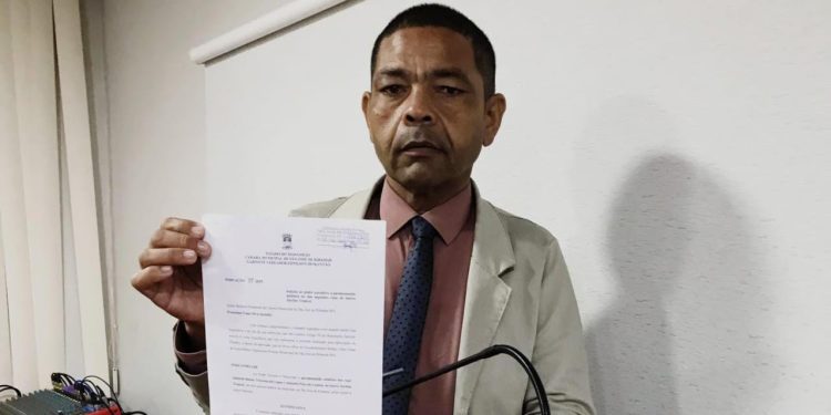 Atendendo a pedido da população, Ednilson do Kantão solicita serviços de infraestrutura para o Jardim Tropical