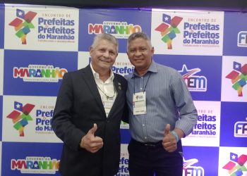 Prefeito de Icatu, Walace Azevedo e seu vice Carlos Pereira participam do Encontro de Prefeitos e Prefeitas do Maranhão e elogia governo municipalista de Carlos Brandão