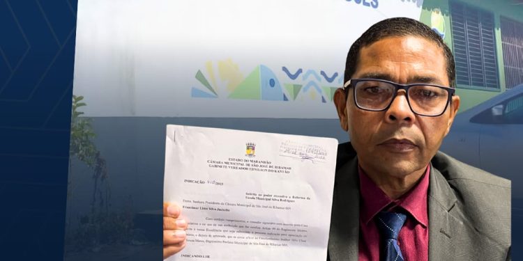 Vereador Ednilson do Kantão solicita reforma da Escola Silva Rodrigues, no bairro Mata