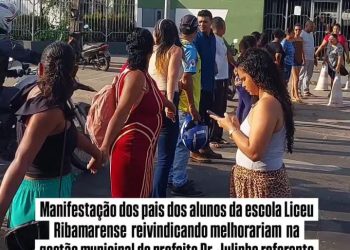 Péssima gestão de Dr. Julinho afunda educação em Ribamar: pais protestam contra abandono do Liceu Ribamarense I