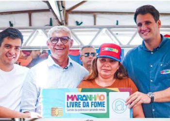 Durante entrega dos cartões do programa Maranhão Livre da Fome, gestão Zé Martins reforça laços com o Governo do Maranhão em benefício da população de Bequimão