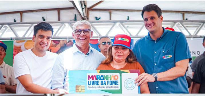 Durante entrega dos cartões do programa Maranhão Livre da Fome, gestão Zé Martins reforça laços com o Governo do Maranhão em benefício da população de Bequimão