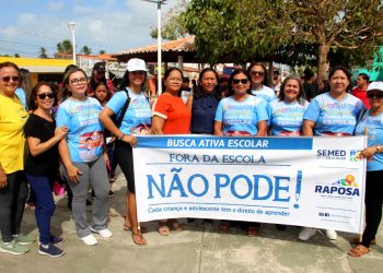 Prefeitura de Raposa promove Dia “D” da Caminhada de Busca Ativa Escolar
