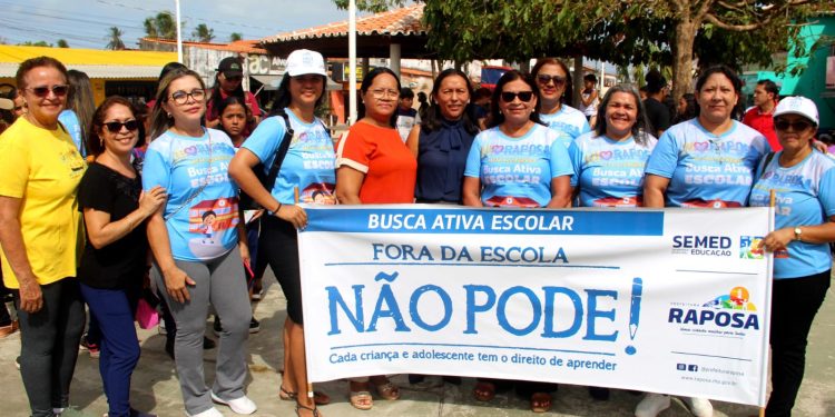Prefeitura de Raposa promove Dia “D” da Caminhada de Busca Ativa Escolar