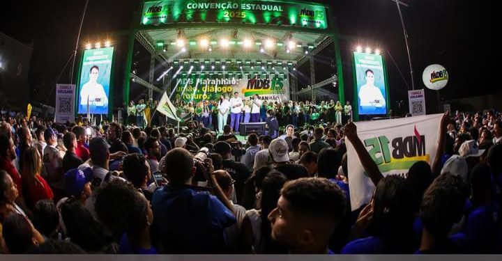 Com 15 mil pessoas e 132 prefeitos, Orleans Brandão assume comando do MDB e projeta protagonismo do partido em 2026