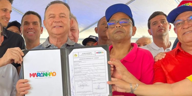 Histórico: vereador Ednilson do Kantão participa, ao lado do governador Brandão, da entrega da Estrada de Santana em São José de Ribamar