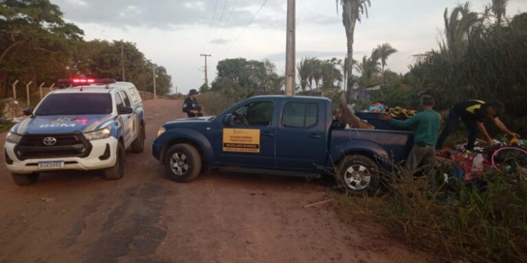 Prefeitura de Paço do Lumiar apreende veículo do IFMA de São José de Ribamar por descarte irregular de lixo