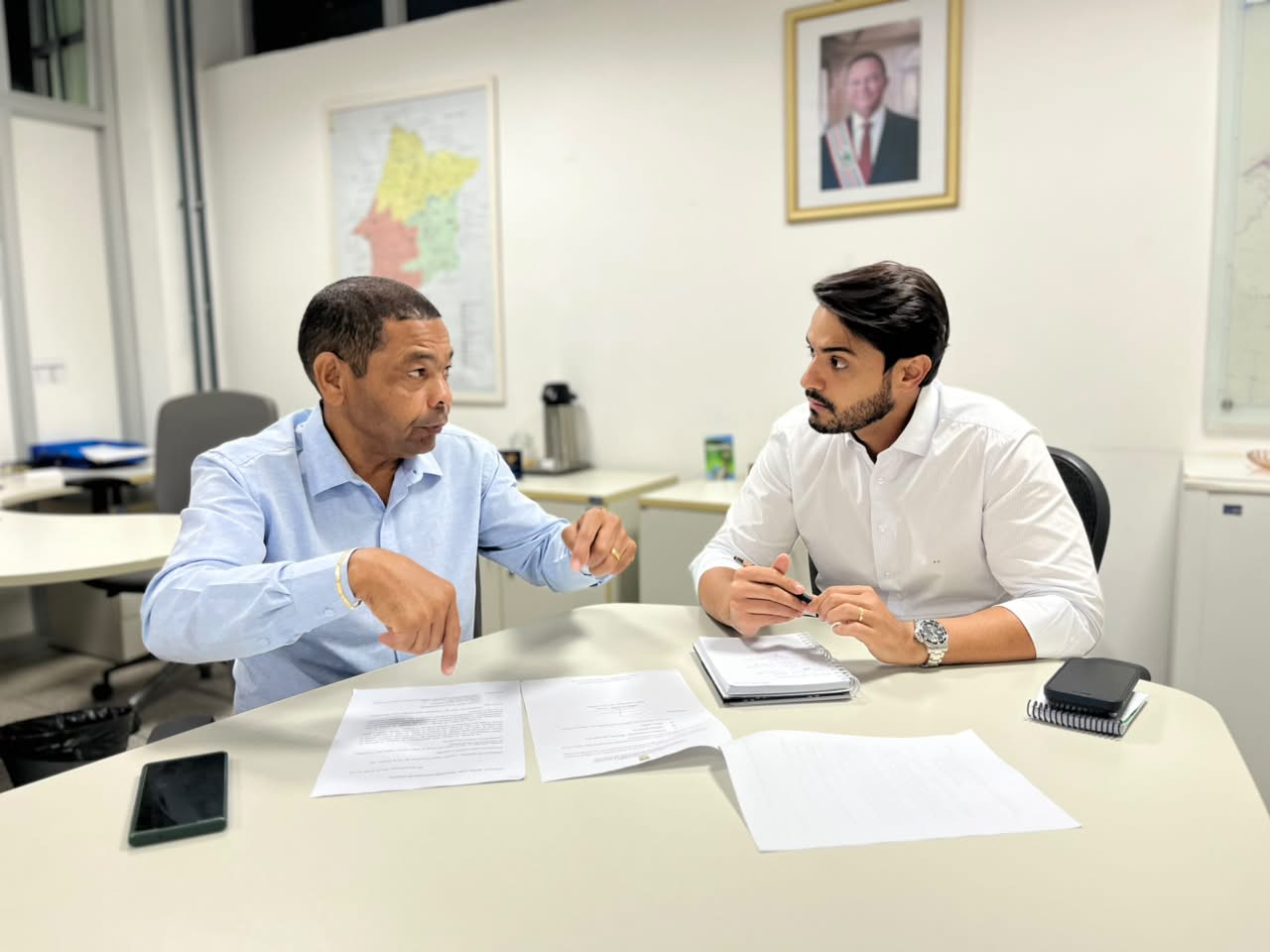 Vereador Ednilson do Kantão leva demandas da saúde de Ribamar ao secretário de Estado Renan Castro