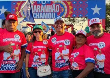 Bequimão marca presença na convenção de Orleans Brandão e o prefeito Zé Martins reafirma apoio ao projeto de continuidade para o Maranhão