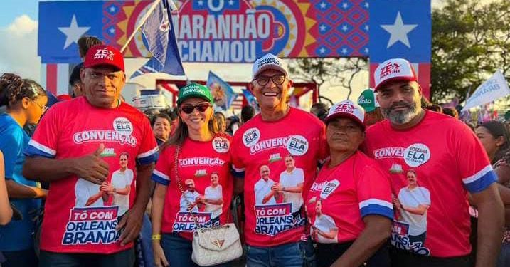 Bequimão marca presença na convenção de Orleans Brandão e o prefeito Zé Martins reafirma apoio ao projeto de continuidade para o Maranhão