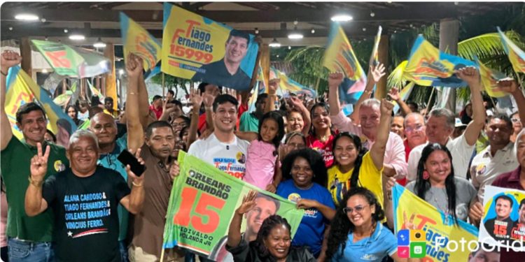 Ednilson do Kantão lidera reunião com Tiago Fernandes e reúne multidão no Jardim Tropical