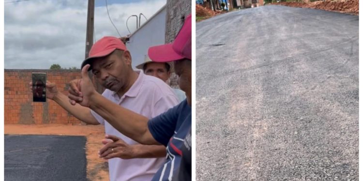 Ednilson do Kantão acompanha pavimentação do Residencial Olímpico e Raio de Sol: ”um sonho que está se tornando realidade”